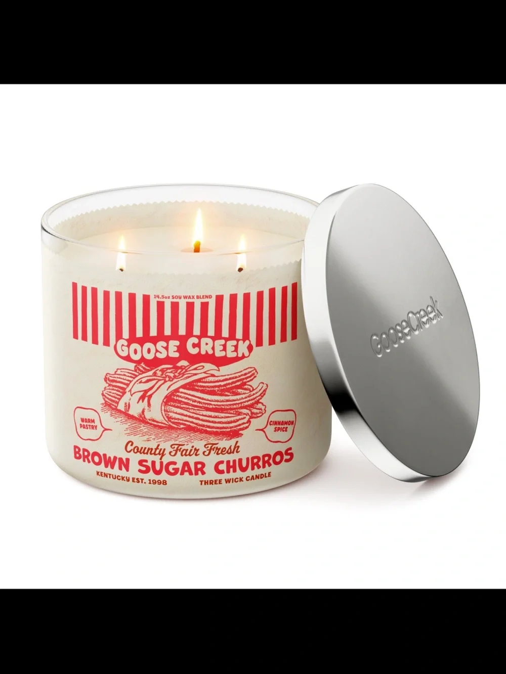 🤎 GC Brown Sugar Churros 3-Wick Scented Candle NEW